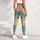 Colorful Retro Alphabet Motifs for Playful Everyday Style and Weekend Outings for Women Leggings - 5