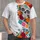 Colorful Sugar Skull and Marigolds for Day of the Dead Celebrations and Festive Wear All-over Print Unisex T-shirt - 4