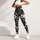 Ivory Wildflower Sprigs on Midnight Black for Everyday Casual Style and Weekend Layering Leggings - 6