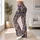 Navy Lace Florals and Paisley for Relaxed Weekend Strolls and Cozy Autumn Outings Leggings - 12