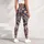 Navy Lace Florals and Paisley for Relaxed Weekend Strolls and Cozy Autumn Outings Leggings - 5