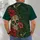 Sugar Skull Hummingbird Florals for Día de Muertos Celebrations and Nature Lovers All-over Print Unisex T-shirt - 6