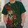 Sugar Skull Hummingbird Florals for Día de Muertos Celebrations and Nature Lovers All-over Print Unisex T-shirt - 5