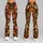 Gingerbread Cookies, Stars And Holly For Cozy Holiday Gatherings And Winter Lounging Leggings - 9