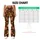 Gingerbread Cookies, Stars And Holly For Cozy Holiday Gatherings And Winter Lounging Leggings - 7