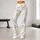 Friendly Ghosts and Golden Crescents for Playful Autumn Outings and Halloween Gatherings Leggings - 10