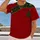 Red Tartan Snowflake Christmas Tree Holiday Golf Style for Festive Winter Gatherings All-over Print Unisex T-shirt - 2