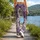 Purple Lavender Floral Paisley for Relaxed Everyday Style and Weekend Wear Leggings - 12