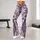 Purple Lavender Floral Paisley for Relaxed Everyday Style and Weekend Wear Leggings - 10