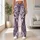 Purple Lavender Floral Paisley for Relaxed Everyday Style and Weekend Wear Leggings - 11