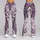 Purple Lavender Floral Paisley for Relaxed Everyday Style and Weekend Wear Leggings - 9