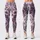 Purple Lavender Floral Paisley for Relaxed Everyday Style and Weekend Wear Leggings - 1