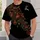 Golden Christmas Ornaments And Evergreen Scrolls For Festive Holiday Gatherings All-over Print Unisex T-shirt - 6