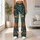 Teal Cranes And Copper Peonies For Elegant Everyday Outings And Relaxed Weekend Style Leggings - 10