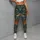 Teal Cranes And Copper Peonies For Elegant Everyday Outings And Relaxed Weekend Style Leggings - 6