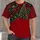 Red Green Tartan Snowflakes Christmas Tree Holiday Cheer for Festive Winter Celebrations All-over Print Unisex T-shirt - 4