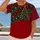 Red Green Tartan Snowflakes Christmas Tree Holiday Cheer for Festive Winter Celebrations All-over Print Unisex T-shirt - 2