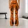 Playful Bats, Pumpkins And Candles For Spooky Season And Halloween Festivities Leggings - 10