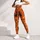 Playful Bats, Pumpkins And Candles For Spooky Season And Halloween Festivities Leggings - 4