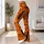 Playful Bats, Pumpkins And Candles For Spooky Season And Halloween Festivities Leggings - 12