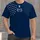 Navy Football Star and Laces for Game Day, Tailgating, and Casual Fan Wear All-over Print Unisex T-shirt - 4