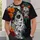 Sugar Skull Woman and Floral Calavera for Day of the Dead Celebrations All-over Print Unisex T-shirt - 5