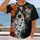 Sugar Skull Woman and Floral Calavera for Day of the Dead Celebrations All-over Print Unisex T-shirt - 2