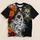 Sugar Skull Woman and Floral Calavera for Day of the Dead Celebrations All-over Print Unisex T-shirt - 1