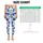 Navy Blue Floral Blooms for Coastal Getaways and Relaxed Summer Days Leggings - 1