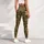 Olive And Rust Botanical Blooms For Casual Weekends And Everyday Women's Wardrobe Style Leggings - 4