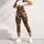 Olive And Rust Botanical Blooms For Casual Weekends And Everyday Women's Wardrobe Style Leggings - 5