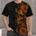 Orange Sugar Skull Butterfly Florals for Gothic Nights and Alternative Everyday Style All-over Print Unisex T-shirt - 4