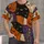 Halloween Pumpkin Ghost Bat Skeleton Patchwork for Spooky Autumn Party Celebrations All-over Print Unisex T-shirt - 4