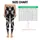 Black And White Fluid Swirl Motif For Modern Minimalist Style And Everyday Wardrobe Leggings - 1