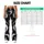 Black And White Fluid Swirl Motif For Modern Minimalist Style And Everyday Wardrobe Leggings - 7