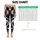 Black And White Fluid Swirl Motif For Modern Minimalist Style And Everyday Wardrobe Leggings - 3