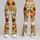 Pumpkin Sunflower Florals for Cozy Autumn Outings and Fresh Everyday Casual Style Leggings - 9
