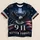 Twin Towers Memorial Eagle and Flag Tribute for September 11 Remembrance Patriotic All-over Print Unisex T-shirt - 1