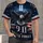 Twin Towers Memorial Eagle and Flag Tribute for September 11 Remembrance Patriotic All-over Print Unisex T-shirt - 4