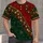 Evergreen Wreath and Ornament Details for Christmas Parties and Holiday Gatherings All-over Print Unisex T-shirt - 4