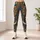 Rust Turquoise Bohemian Geometry for Festival Style and Everyday Casual Wear Leggings - 4