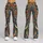 Rust Turquoise Bohemian Geometry for Festival Style and Everyday Casual Wear Leggings - 9