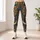 Rust Turquoise Bohemian Geometry for Festival Style and Everyday Casual Wear Leggings - 6