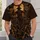 Haunted Cornfield Scarecrow and Crows for Halloween Fall Nights, Rustic Rural Style All-over Print Unisex T-shirt - 5