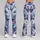 Blue Lavender Peonies For Elegant Everyday Style And Relaxed Weekend Wear Leggings - 9