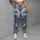 Blue Lavender Peonies For Elegant Everyday Style And Relaxed Weekend Wear Leggings - 4