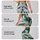 Teal Botanical Blooms for Coastal Days and Refined Everyday Style for Modern Women Leggings - 2