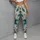Teal Botanical Blooms for Coastal Days and Refined Everyday Style for Modern Women Leggings - 6