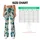 Teal Botanical Blooms for Coastal Days and Refined Everyday Style for Modern Women Leggings - 7