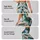 Teal Botanical Blooms for Coastal Days and Refined Everyday Style for Modern Women Leggings - 2